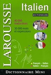 Mini dictionnaire français-italien, italien-français