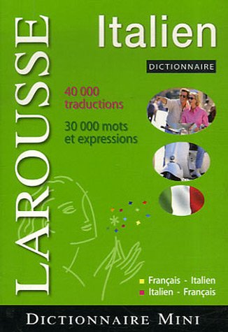 Mini dictionnaire français-italien, italien-français