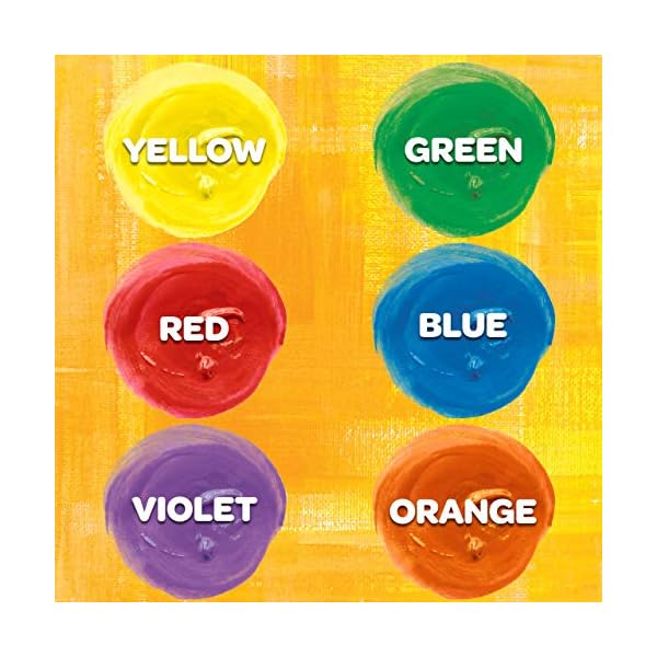 CRAYOLA Washable Paints - Assorted Colours (Pack of 6) | Perfect for Any Arts & Crafts Needs - Easily Washable | Ideal…