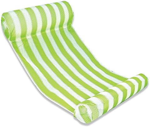 Swimming Pools Lounger - Kasily Inflatable Water Hammock Lounge - Swimming Pool Float Hammock– Air Pump - Seller Guaranty - Green