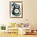 DIY 5D Diamond Painting Kit, Cat Clock Embroidery Cross Stitch Canvas, Clearance