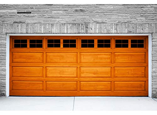 Sliver Woodworking Garage Door Windows Magnetic Panes (2 Car) Faux Garage Door Windows- Garage Door Window Insers