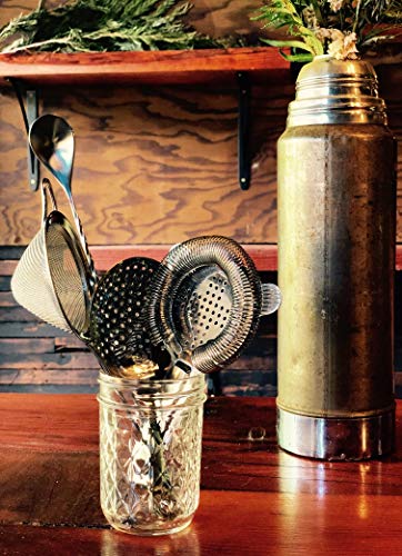 TheBarsentials Cocktailsieb Set Edelstahl Barwerkzeug mit Rührlöffel - Hawthorne Sieb, Julep Sieb, feinmaschiges Sieb… – Bild 5
