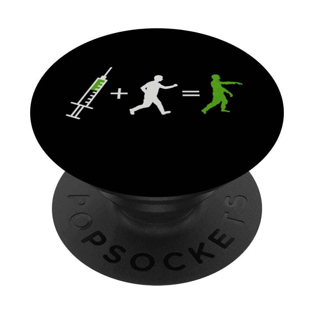 Funny zombie syringe for men and women PopSockets Swappable PopGrip