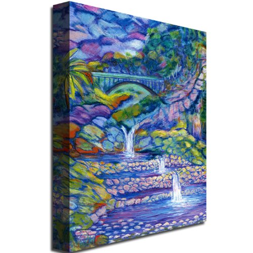 Trademark Fine Art Seven Pools by Master's Art Canvas Wall Art, 30x47-Inch