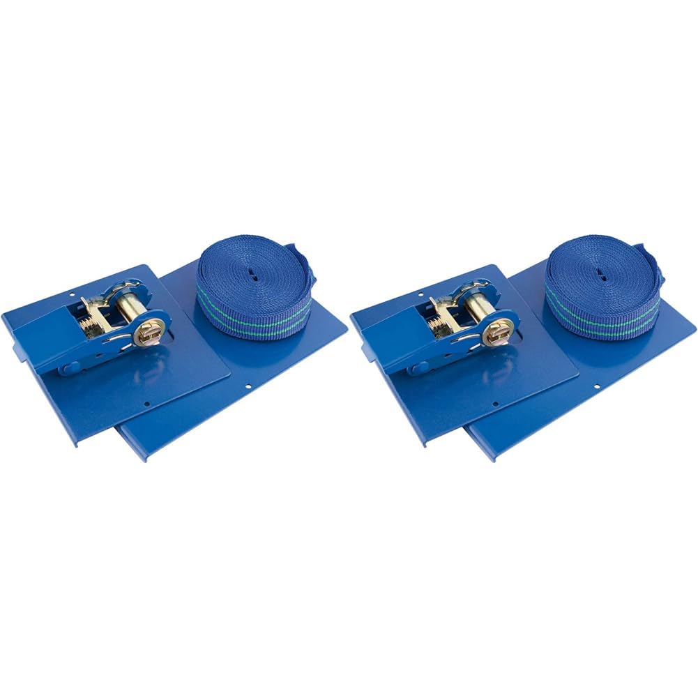 Draper 15205 Flooring Tie Down Straps, 5 Metre Length, Blue (Pack of 2)