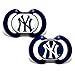Official MLB Fan Shop Authentic Baby Pacifier and Bib Set. Start The Little Ones Out Early in Joining The Number One Major League Baseball Fans (New York Yankees)