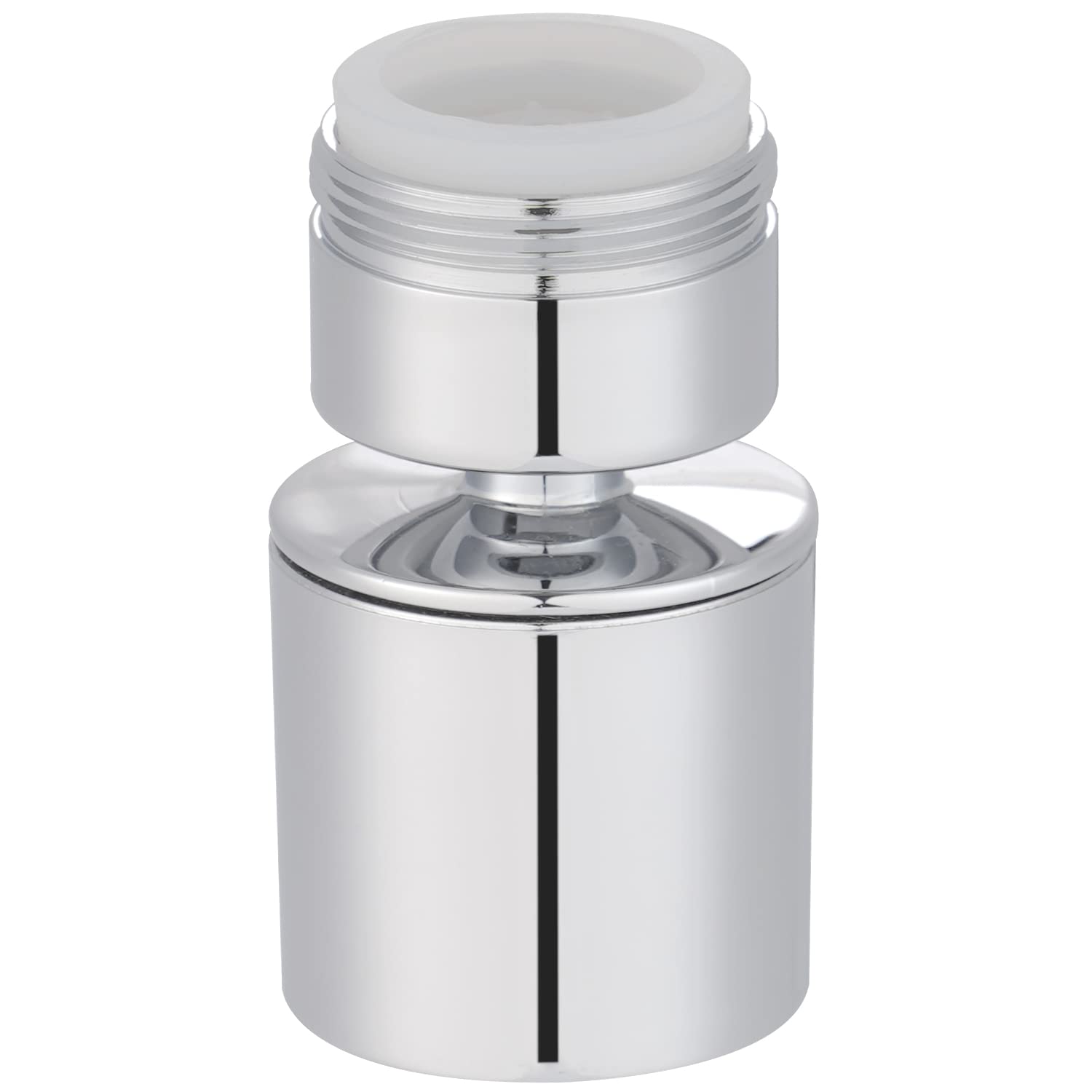 Hibbent Tap Aerator, Dual Function, 2-Flow Bathroom Tap Aerator,2 Sprayer with Soft Bubble Stream, Strong Sprayer, Water Saver, 24mm Male Thread, Chrome