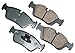 Akebono EUR781 Euro Ultra Premium Ceramic Disc Brake Pad Kit, Grey, 8.9 Inch