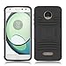 Elegant Choise Moto Z Play Case, Moto Z Play Holster Case, Heavy Duty Dual Layer Full Body Protective Kickstand Case Cover with Belt Clip Holster Case for Moto Z Play Droid (Black)