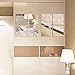 OHREX 3D Acrylic Modern Mirror Decal Art Mural Wall Sticker for Home Living Room Decoration