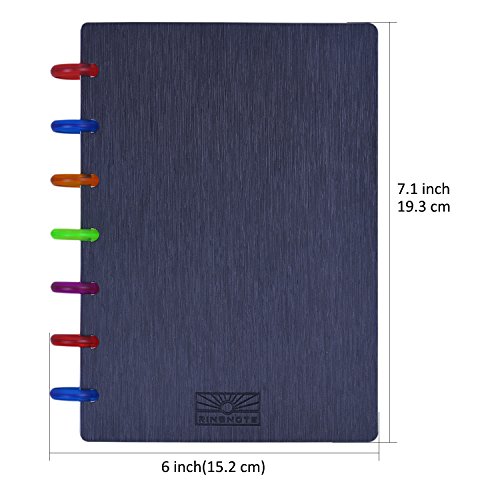 Rancco Business Card Organizer Book, 120 Cell Cards Colorful Ring Name Card Holder Credit Card Case w/ 5 Page Dividers - Thumbnail 6