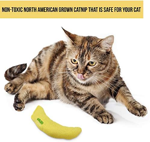 catnip banana cat toy
