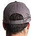 Ann Arbor T-shirt Co. Roughneck Skull & Wrenches | Oilfield Worker Hat, Fracking, Oil Baseball Cap Grey
