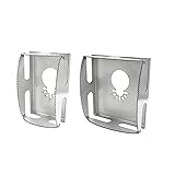 Biaungdo Square Slot Cutter, 2 Pcs Stainless Steel