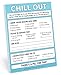 Knock Knock Chill Out Nifty Note, Checklist Memo Pad, 4 x 5.25-inches