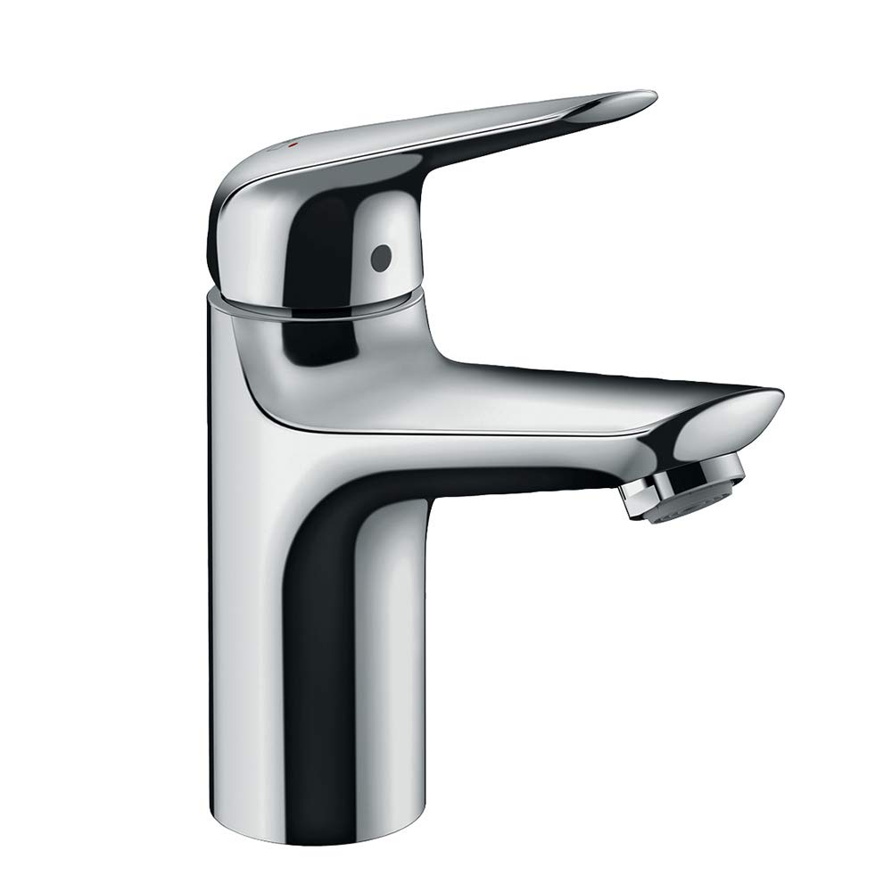 hansgrohe Novus Water-Saving Tap (Spout Height 100 mm with Pull Rods Outlet) Chrome