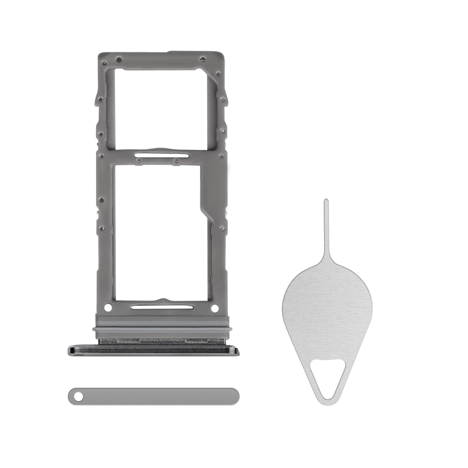 Photo 1 of BESJMYT Sim Card Tray Replacement for Samsung Galaxy Note 10 Plus 5G (Single SIM Version) - Note 10+ Aura Glow Card Tray Slot Holder with Needle Ejector for SM-N975F SM-N975U N975U1 N976U N976U1