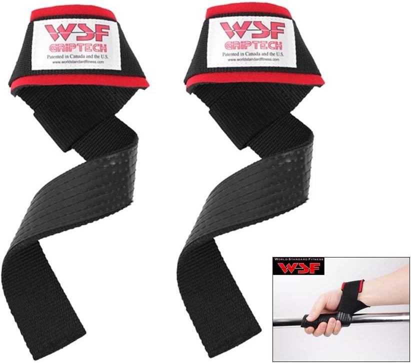 WSF Griptech Rubberized Lifting Straps none Slip Straps Accessories
