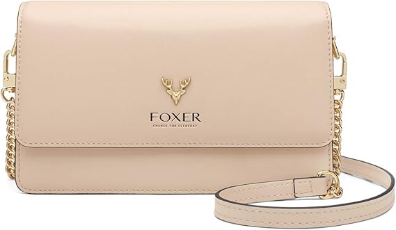 Amazon Foxer ショルダーバッグ レディース レザー ミニ ハンドバッグ 斜め掛け 人気 シンプル 鞄 おしゃれ かばん デート ショルダーバッグ