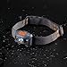 Waterproof LED Headlamp Flashlight- 4 Modes(White lights/ Red Lights and SOS)- Great for Reading Running, Hiking, Camping, Kids and More, Long Battery Life (3AAA Batteries Included)