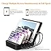 USB Charging Station,Milletech 5 Port USB Power Strips Outlet Charger Stand for Multi Mobile Devices iPhone 7 7Plus iPad pro Samsung S6