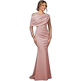 Long Sleeves Mother of The Bride Dresses 2026 Laces Mermaid Grandmother of Groom Dress for Women Formal