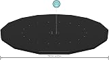 Bestway 15ft Round Pool Cover for Above Ground Pools 4.5 m view 3