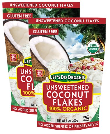 Let's Do Organic Coconut Flakes, Unsweetened and Gluten-Free, 2-Pack (7 Oz. Ea, 14 Oz. Total) - Thumbnail 2