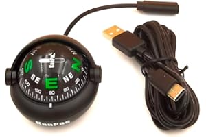 KanPas Automotive Compass Ball for Car or Boat