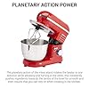 Sensio-Home-2-in-1-Food-Processor-Blender-Stand-Mixer-Machine-1300W-Electric-Motor-Dough-Hook-Whisk-Beater-Splash-Guard-6-Speed-45-Litre-Stainless-Steel-Mixing-Bowl-15L-Glass-Jug-Red Sensio Home 2-in-1 Food Processor Blender & Stand Mixer Machine - 1300W Electric Motor - Dough Hook, Whisk, Beater…