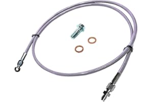 Floravally Clutch Line for Civic 1992-2000 Hond Del Sol 1993-1997 Acur Integra 1994-2001 B/D Series Motors Stainless Steel Hose Silver