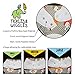 Tickles & Wiggles Organic Cotton Bandana Baby Bibs for Teething, Drool, Food - Shower Registry Gifts for Infants, Teether, Adjustable Snaps, Pacifier/Toy Tether