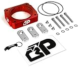 BlackPath - Ford F-150 F-250 Super Duty F-350 Super Duty Throttle Body Spacer Performance (Red) T6 Billet