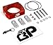 BlackPath - Ford F-150 F-250 Super Duty F-350 Super Duty Throttle Body Spacer Performance (Red) T6 Billet