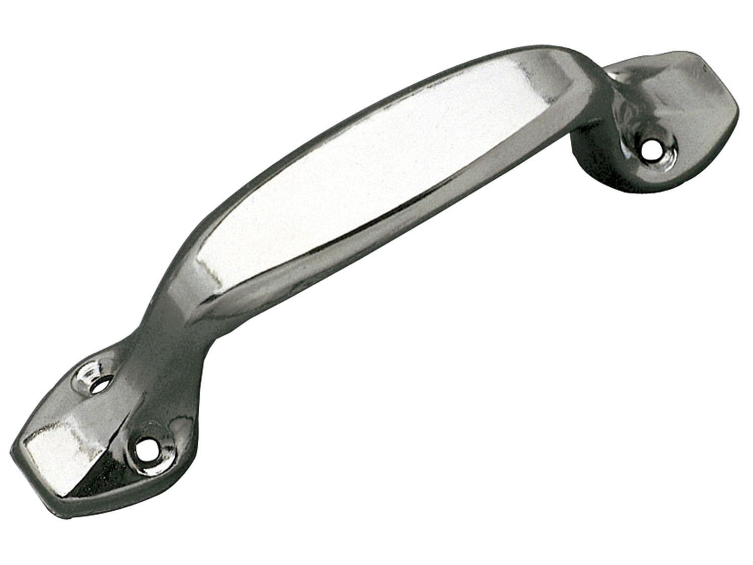 Amig - Multi-Purpose Handle Mod.5 in Gloss Chrome Finished Steel - Handle Suitable for Horizontal or Vertical Placement in Drawers and Doors of All Types of Furniture and cupboards - Size: 165 mm
