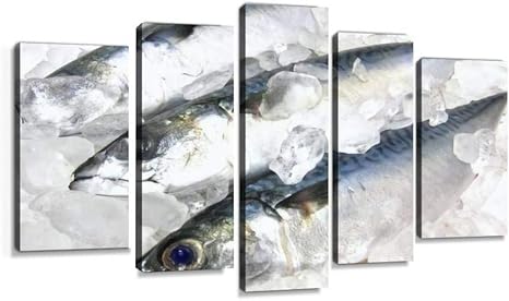 Amazon Co Jp 鯖 さば 生さば 食材 旬 栄養 秋 八戸前沖さば 生鯖 鯖魚 魚介類 青魚 鮮魚 下氷 生魚 魚貝類 生鮮食品 魚介料理 キャンバスアート アートボード 壁掛け装飾 おしゃれ 部屋飾り インテリアパネル 絵画 ポスター 木枠付きの完成品 ホーム キッチン