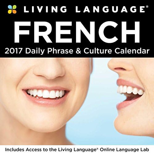 Living Language: French, To Improve Vocabulary, 2017 Day-to-Day Desk Calendar, 5.5" x 5.5"