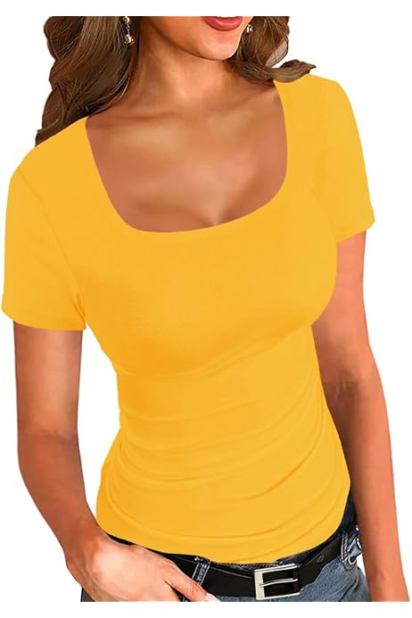 yellow tops amazon