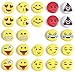 Mymazn Emoji Magnets Whiteboard Magnets, Fridge Magnets Refrigerator Magnets Office for Dry Erase Board Magnetic Smiley Face Magnets (Emoji 24)