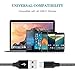 ONSON USB Type C Cable, 4Pack 3FT 6FT 6FT 10FT Nylon Braided USB A to USB C Charger Cable Fast Charging Cord for Samsung Galaxy Note 8 S8 Plus, LG G5 G6 V30, HTC 10, Nexus 5X/6P,Google Pixel XL -Black