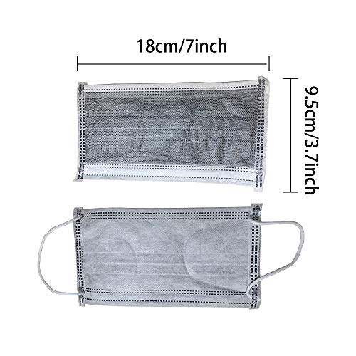 4 Layer Professional Medical Disposable Earloop Face Masks for Dust, Germ and Virus Protection and Personal Health (50 Masks)