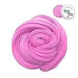 ESSENSON Fluffy Slime - Jumbo Floam Slime Sludge Toy Satisfying Slime Scented Stress Relief Toy for Kids and Adults Soft Stretchy and Non-Sticky 7 OZ Pink