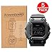 VRWOX 3-Pcs For GX-56 Watch TPU Screen Protector, Full Coverage TPU Screen Protector for GX-56BB-1D GXW-56 Watch HD Clear Anti-Bubble and Anti-Scratch (GX-56)