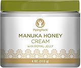 Piping Rock Manuka Honey Cream with Royal Jelly 4 oz (113 g) Jar