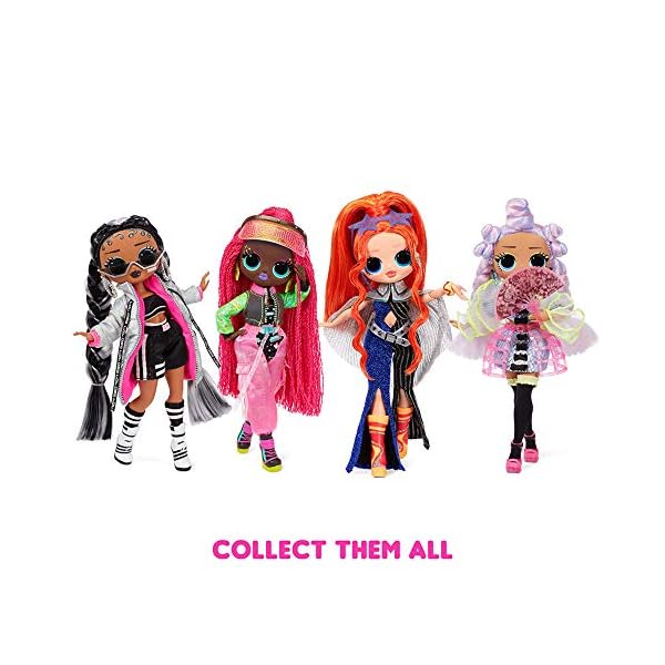 LOL Surprise OMG Dance Dance Dance Major Lady Fashion Doll, with 15 Surprises, Designer Clothes, Magic Blacklight…