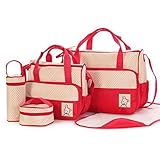 OrangeTag 5 Piece Set Diaper Bag, Great value fashionable mom's bag,Diaper Ba...