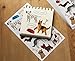 BLUE PANDA Dog Sticker Sheets (36 Sheets, 648 Pieces)