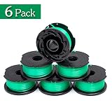 Future Way 6-Pack Pre-Wound SF-080 Weed Eater Spools Compatible with Black and Decker GH3000 Trimmers, Easy to Install