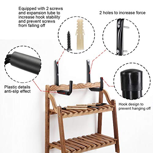 Heavy Duty Garage Storage Utility Hooks with 9''Jumbo Arm, Wall Mount